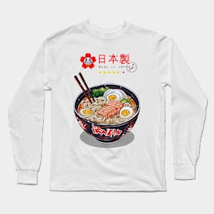 Japanses ramen noodles Long Sleeve T-Shirt